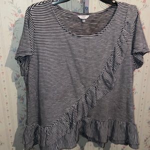 Cute ruffle top!